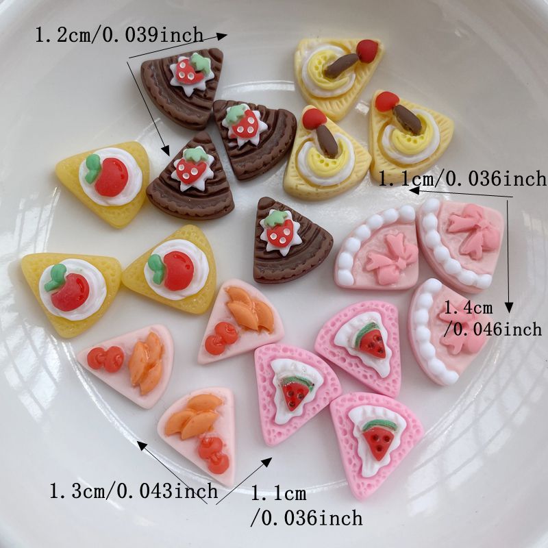 20Pcs Mixed Nail Art Resin Car - Art Craft Ice Cream avaliação e preço