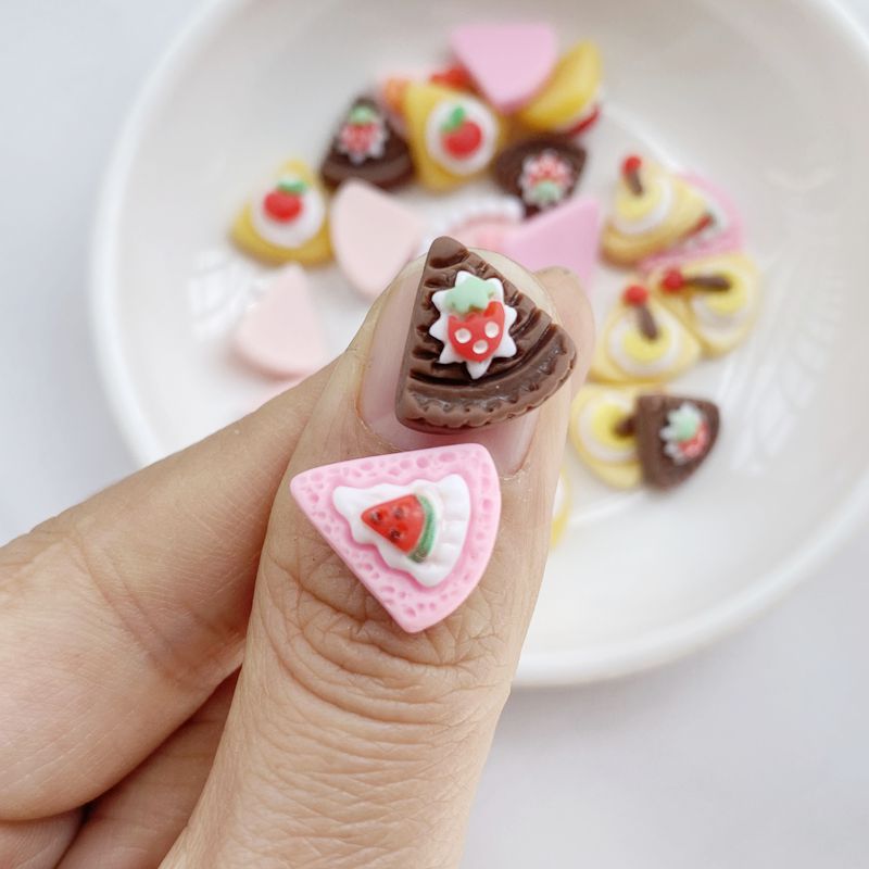20Pcs Mixed Nail Art Resin Car - Art Craft Ice Cream avaliação e preço