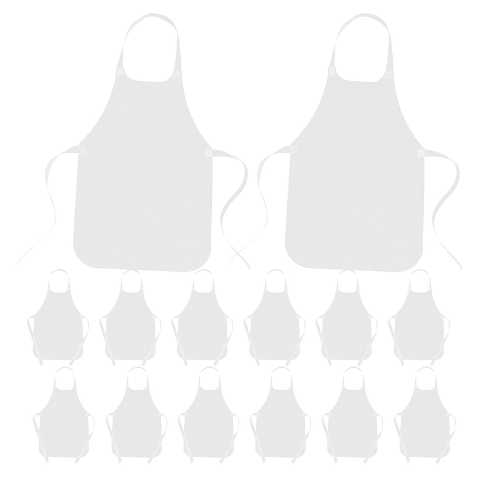 25Pcs White Painting Aprons No - Art Craft Painting avaliação e preço