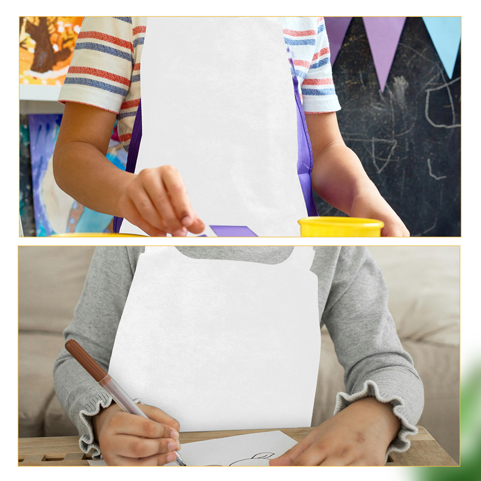 25Pcs White Painting Aprons No - Art Craft Painting avaliação e preço