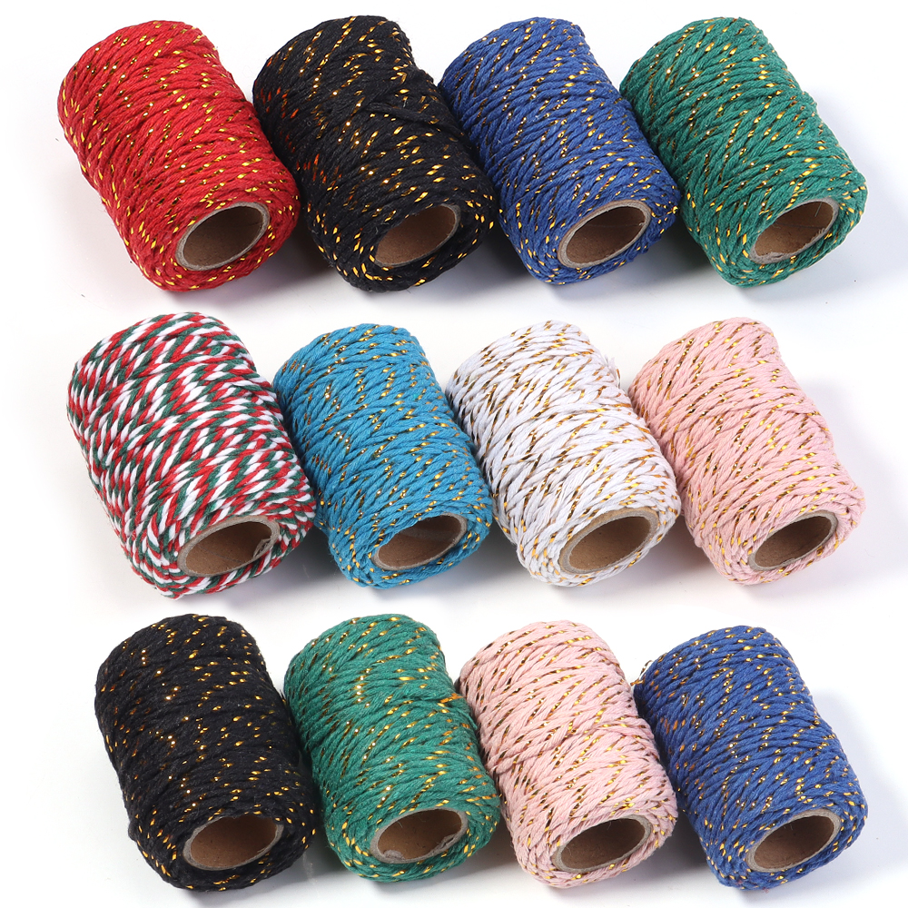 20M/Roll Cotton Cord Baker Twi - Art Craft Activity avaliação e preço