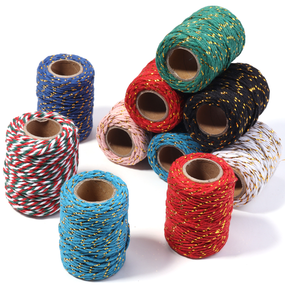 20M/Roll Cotton Cord Baker Twi - Art Craft Activity avaliação e preço