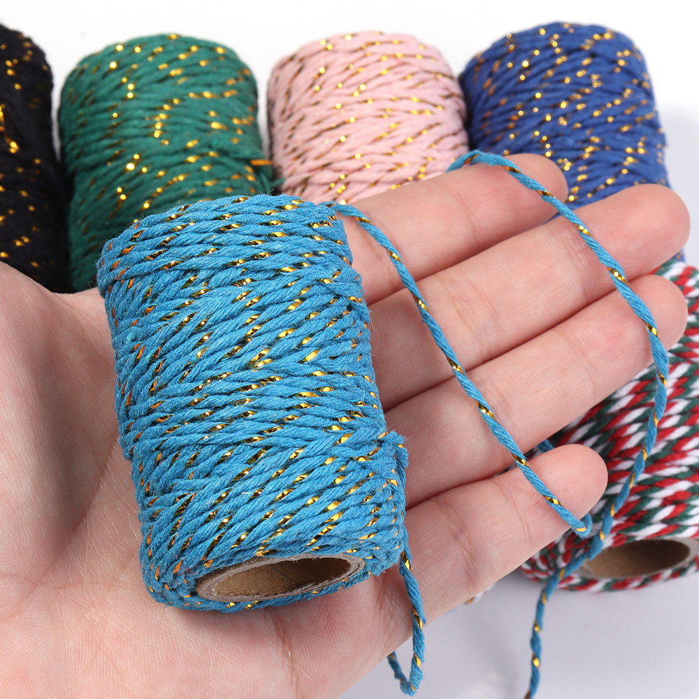 20M/Roll Cotton Cord Baker Twi - Art Craft Activity avaliação e preço