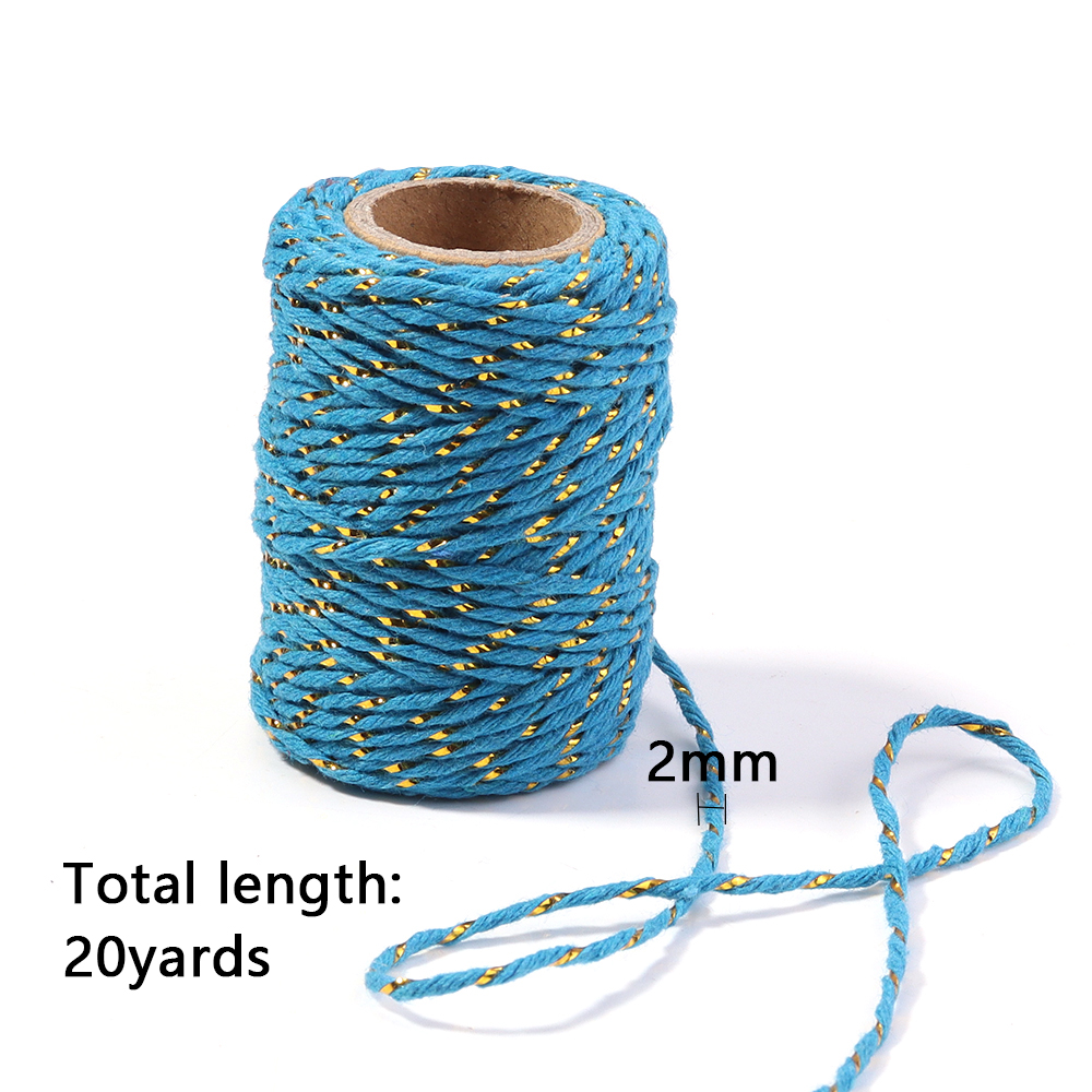 20M/Roll Cotton Cord Baker Twi - Art Craft Activity avaliação e preço