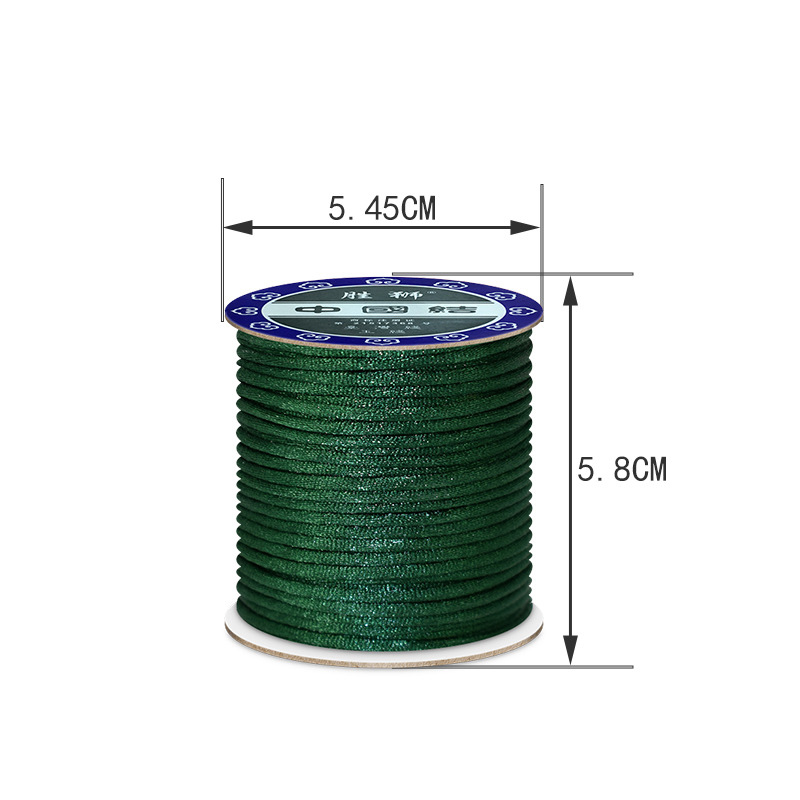 2mm Red Nylon Cord Thread for  - Macrame Cord Cotton avaliação e preço