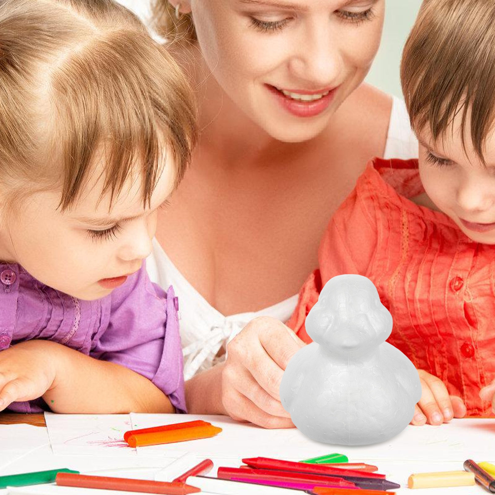 5pcs Foam Duck Shapes White Po - Art Craft Party avaliação e preço