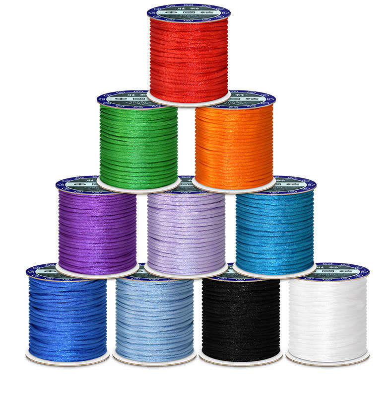 1.5mm 2mm 2.5mm Nylon Cotton B - Macrame Cord Cotton avaliação e preço