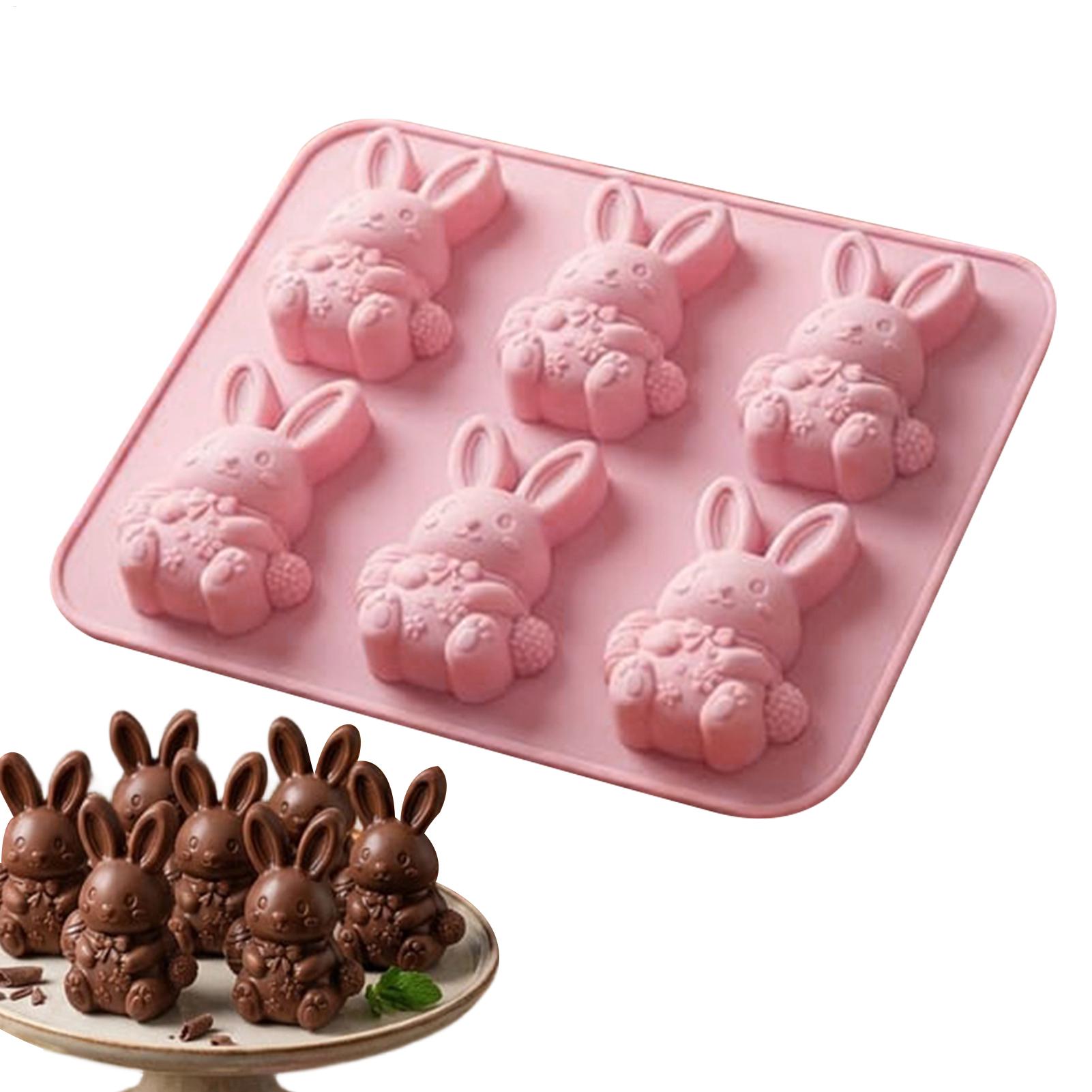 Bunny Chocolate Mold 6-Cavity  - Art Craft Ice Cream avaliação e preço