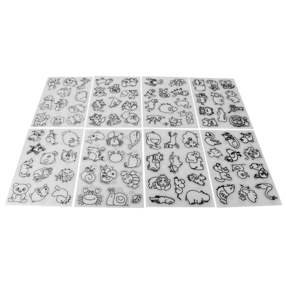 8 PCS Cute Animal Heat Shrink  - Craft And Art Difference avaliação e preço
