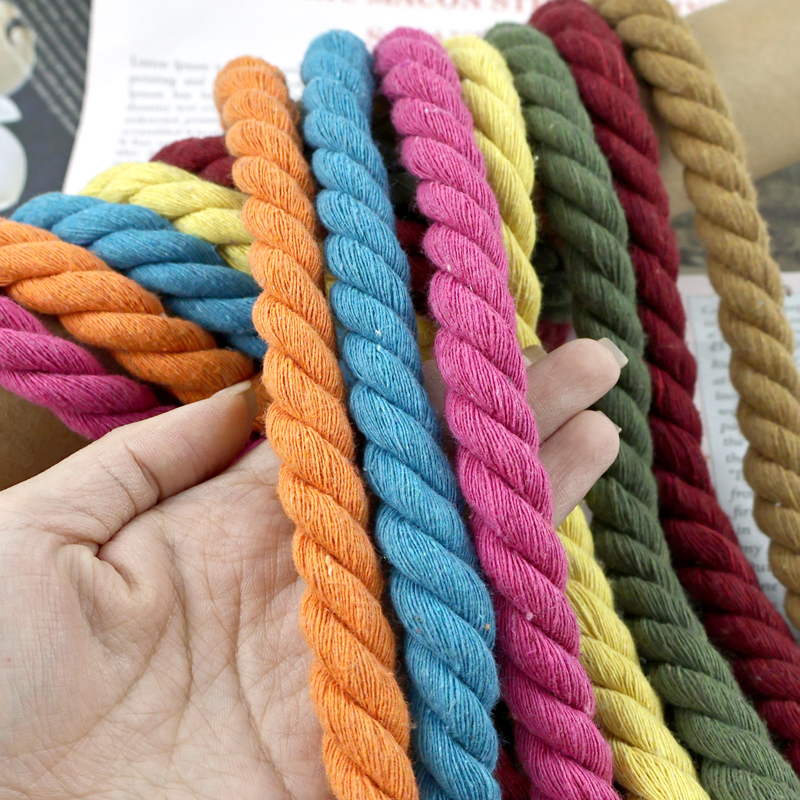 10Meters 5/8/12/20mm Colorful  - Macrame Cord Cotton avaliação e preço