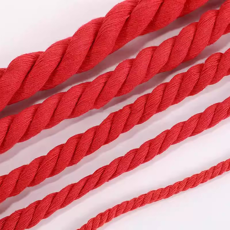 2/5/10Meter 5/8/12/20mm Red Tw - Macrame Cord Cotton avaliação e preço