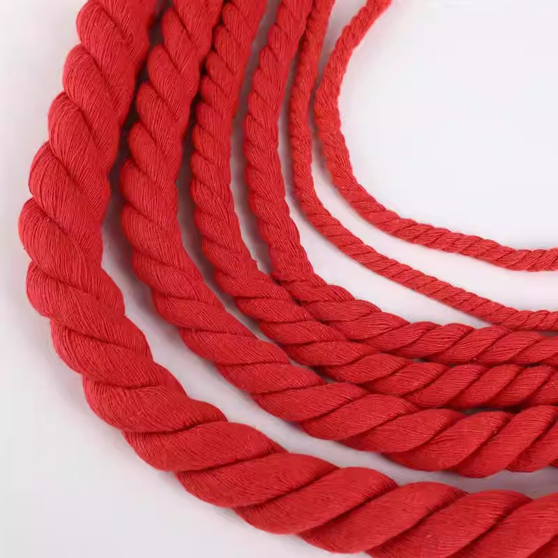 2/5/10Meter 5/8/12/20mm Red Tw - Macrame Cord Cotton avaliação e preço