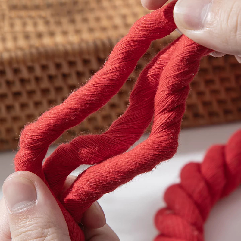 2/5/10Meter 5/8/12/20mm Red Tw - Macrame Cord Cotton avaliação e preço