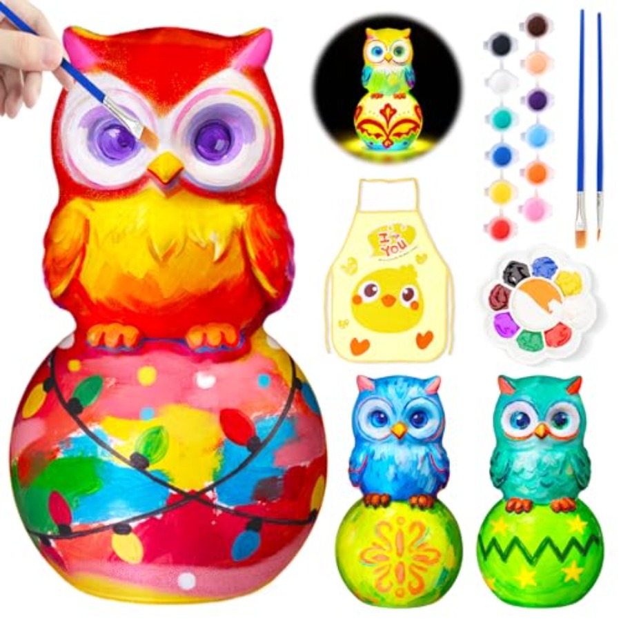 Paint Your Own Lamp Kit, Arts  - Art Craft Painting avaliação e preço