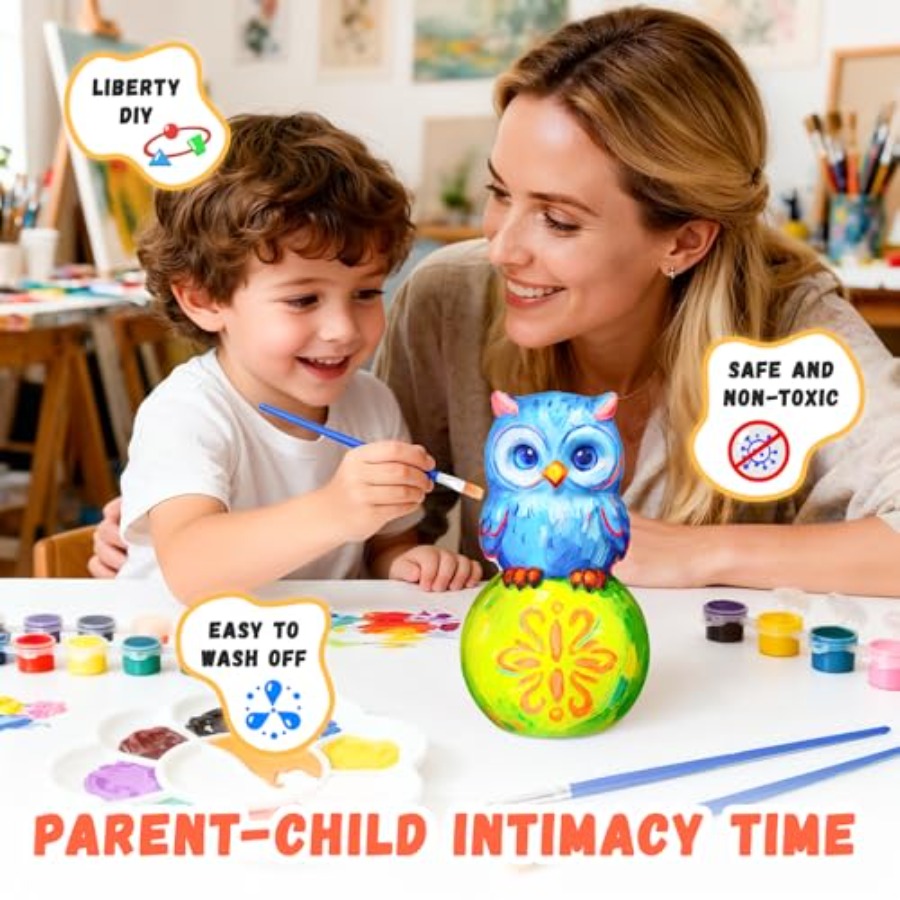 Paint Your Own Lamp Kit, Arts  - Art Craft Painting avaliação e preço