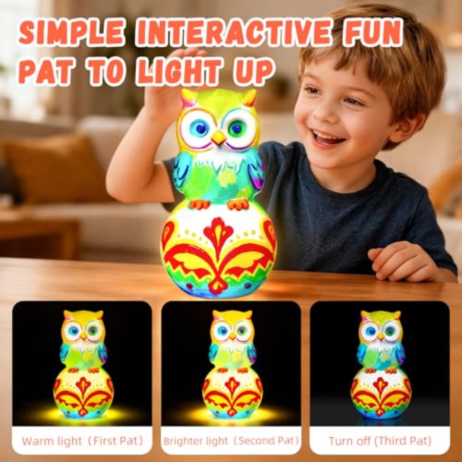 Paint Your Own Lamp Kit, Arts  - Art Craft Painting avaliação e preço