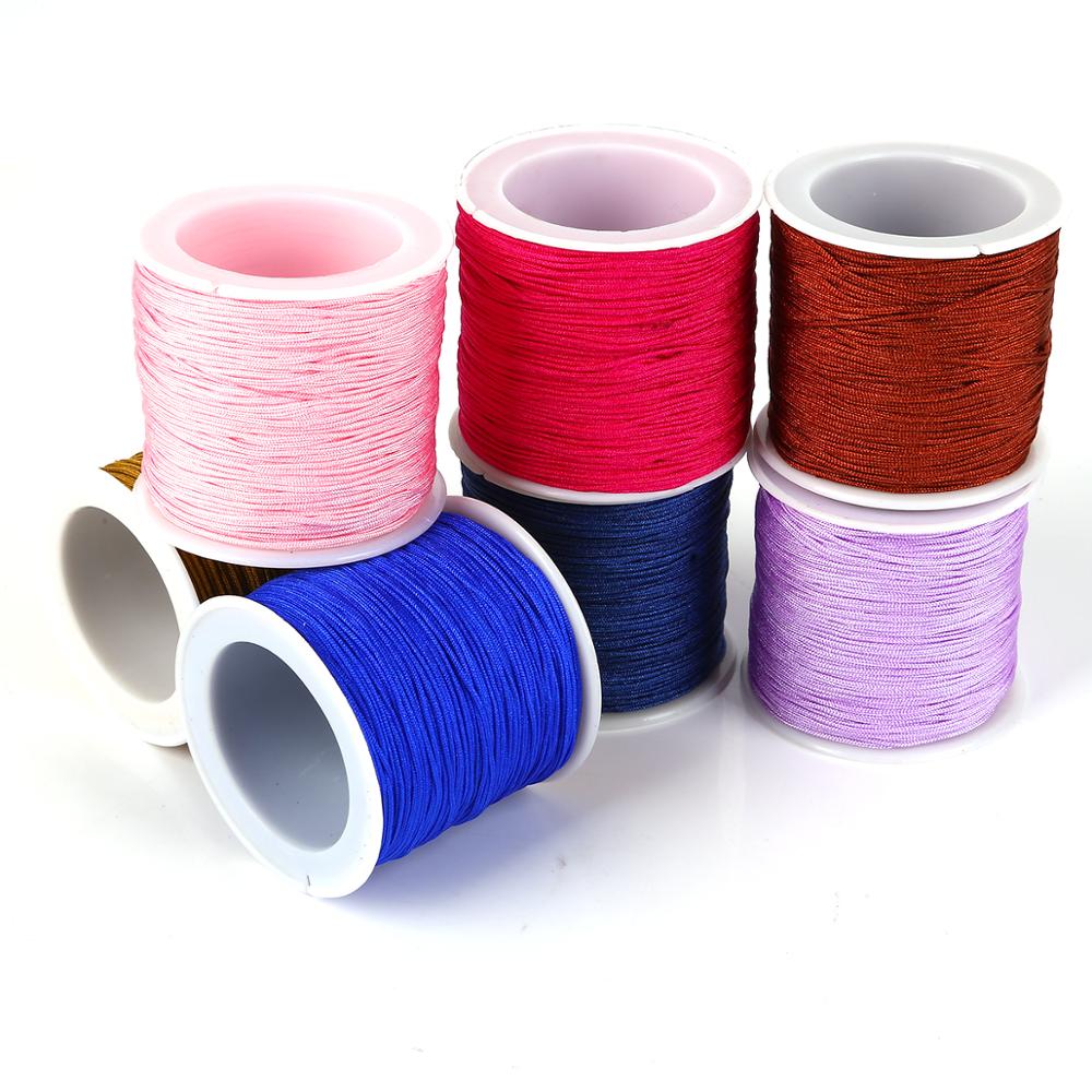 40m/lot 0.8mm Cotton Knotting  - Macrame Cord Cotton avaliação e preço