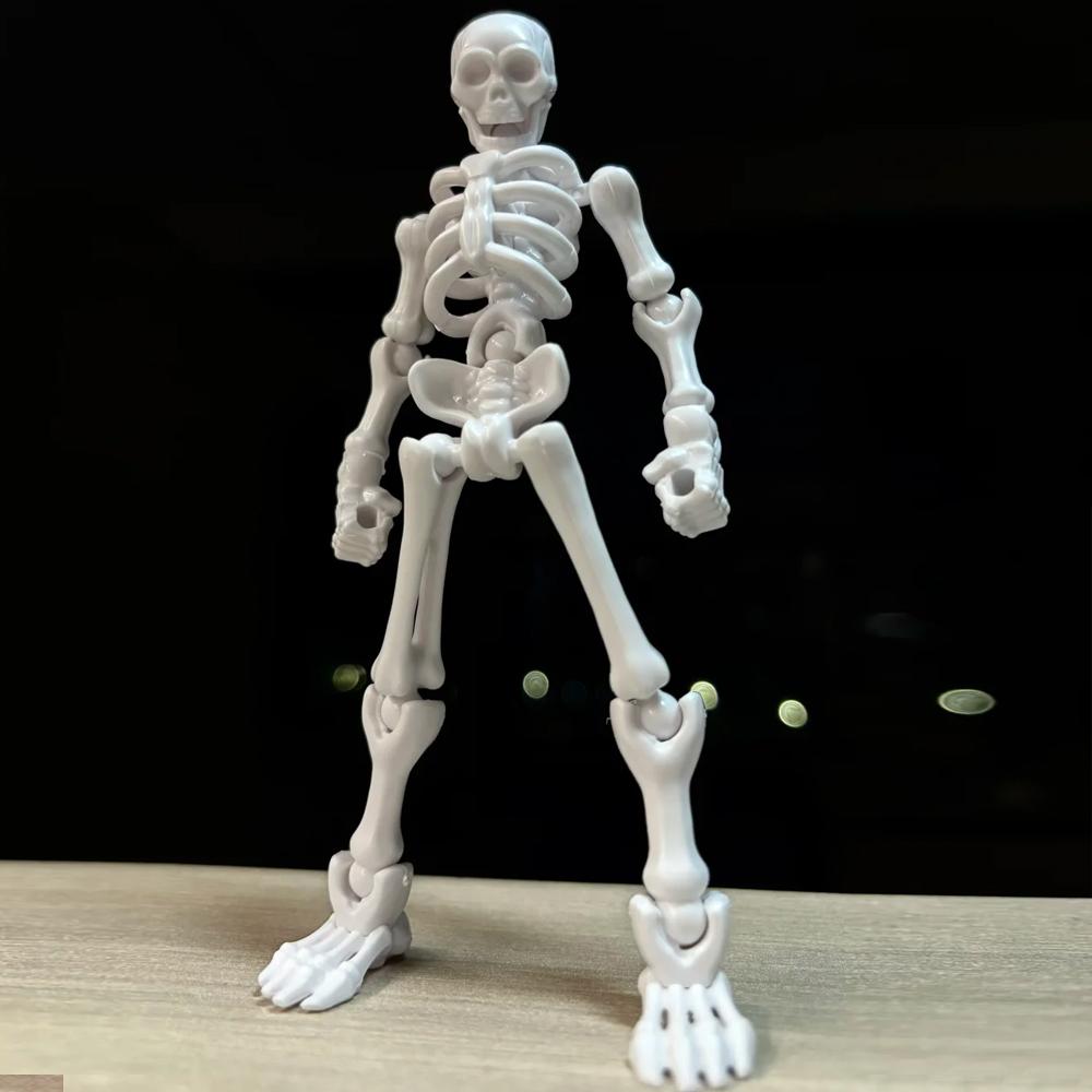 DIY Skeleton Figurines Plastic - Art Craft Activity avaliação e preço