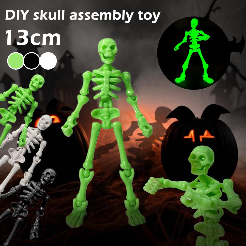 DIY Skeleton Figurines Plastic - Art Craft Activity avaliação e preço