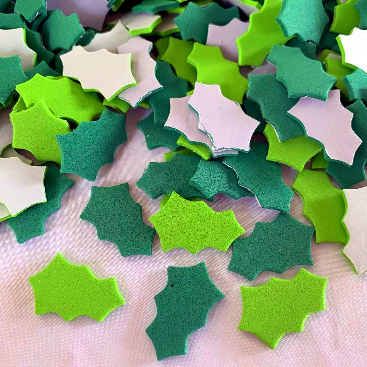 100PCS Christmas wreath leaes  - Art Craft Winter avaliação e preço