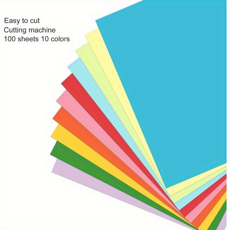 100Sheets A4 Colored Cardstock - Craft And Art Difference avaliação e preço