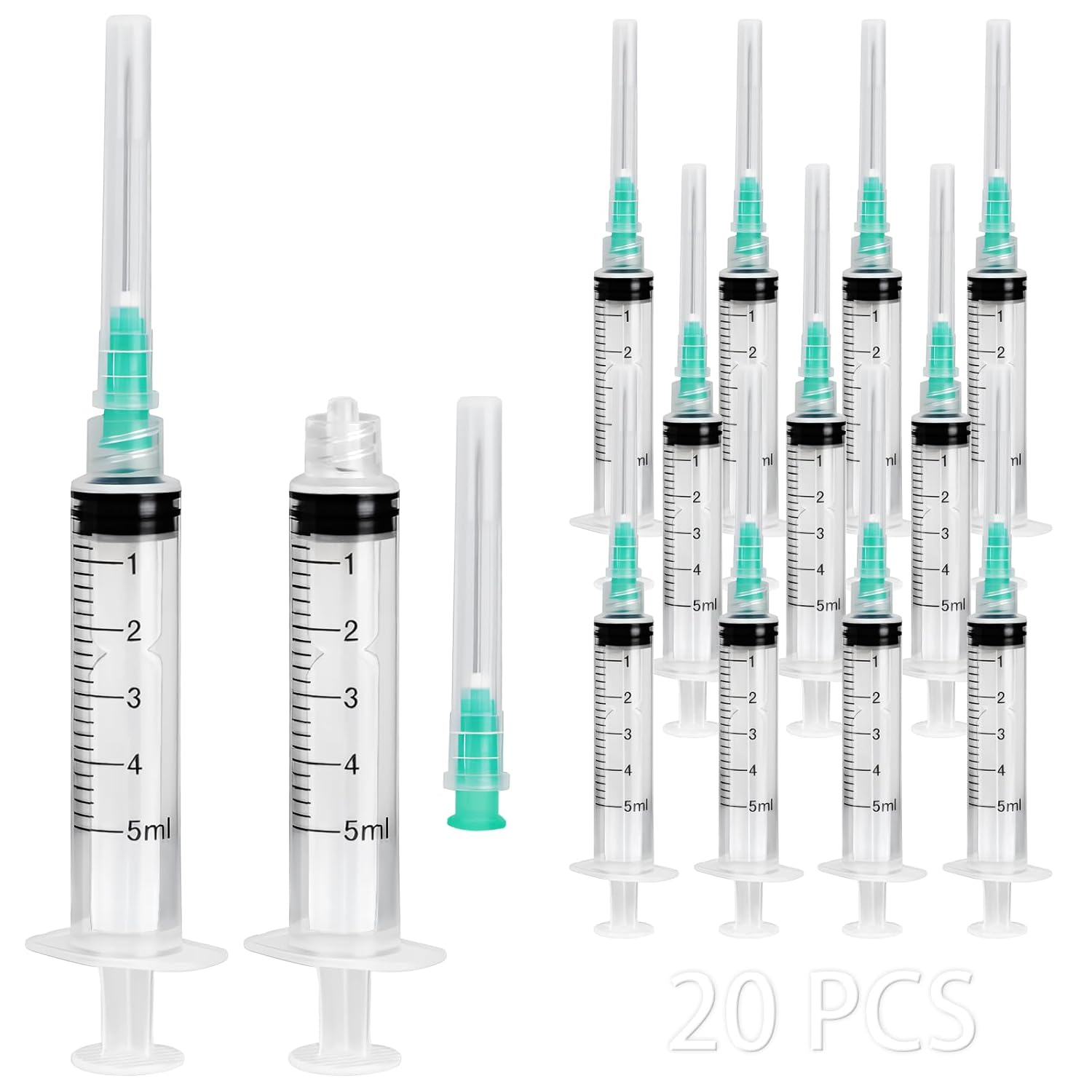 50 Pieces of 5ml Luer-Lock Syr - Art Craft Activity avaliação e preço
