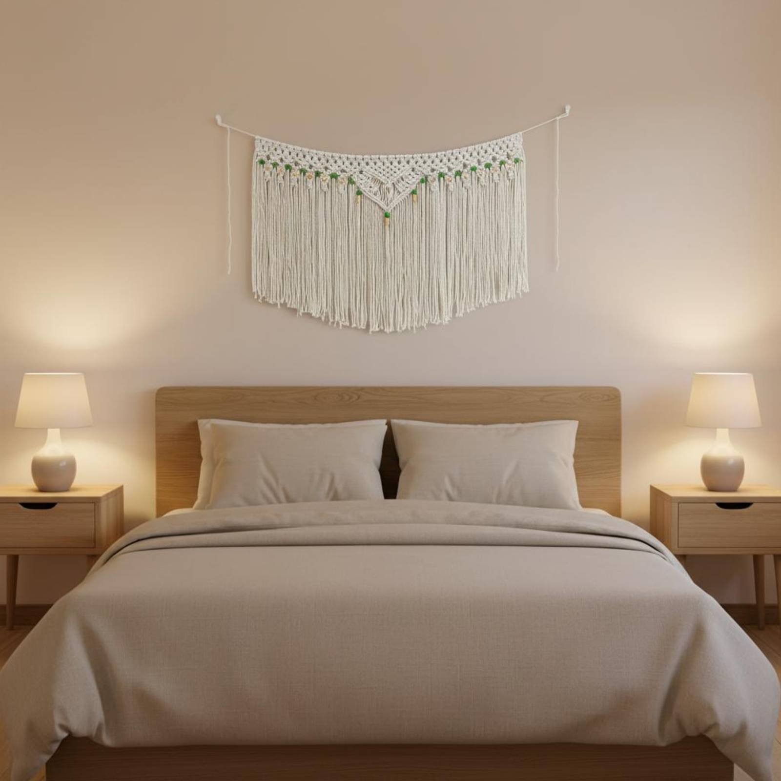 Tassel Wall Hanging Decorative - Macrame Cord Cotton avaliação e preço