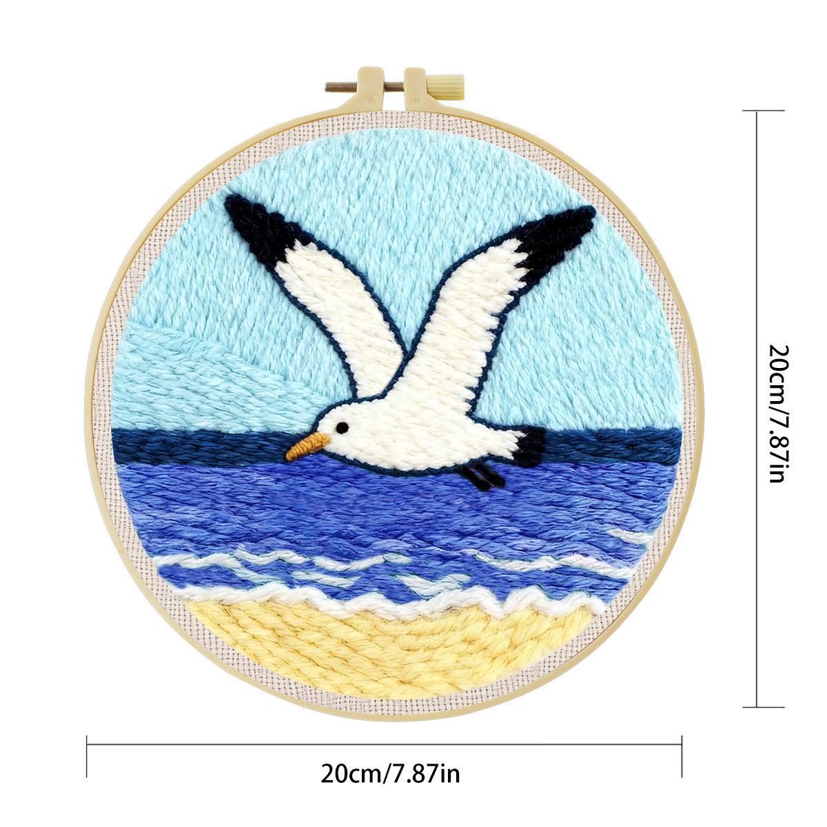 20X20CM/7.87inch Animal - Seag - Punch Needle Kit avaliação e preço