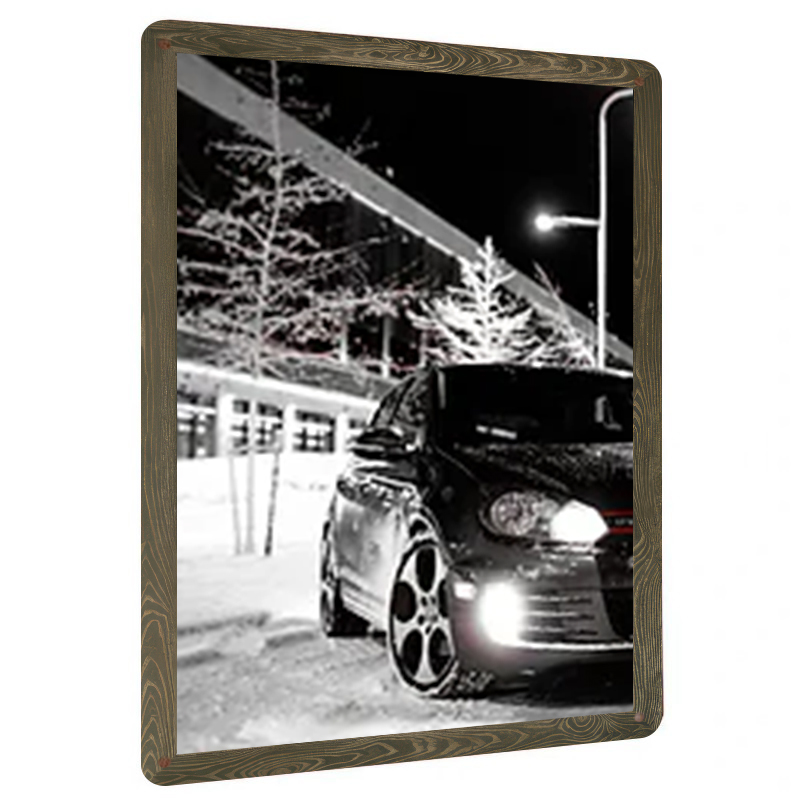 Winter Street Car Night View I - Art Craft Winter avaliação e preço