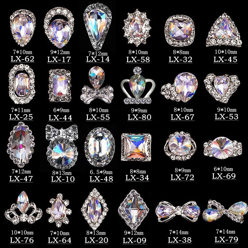 10pcs 3D Crystal AB Color Rhin - Craft And Art Difference avaliação e preço