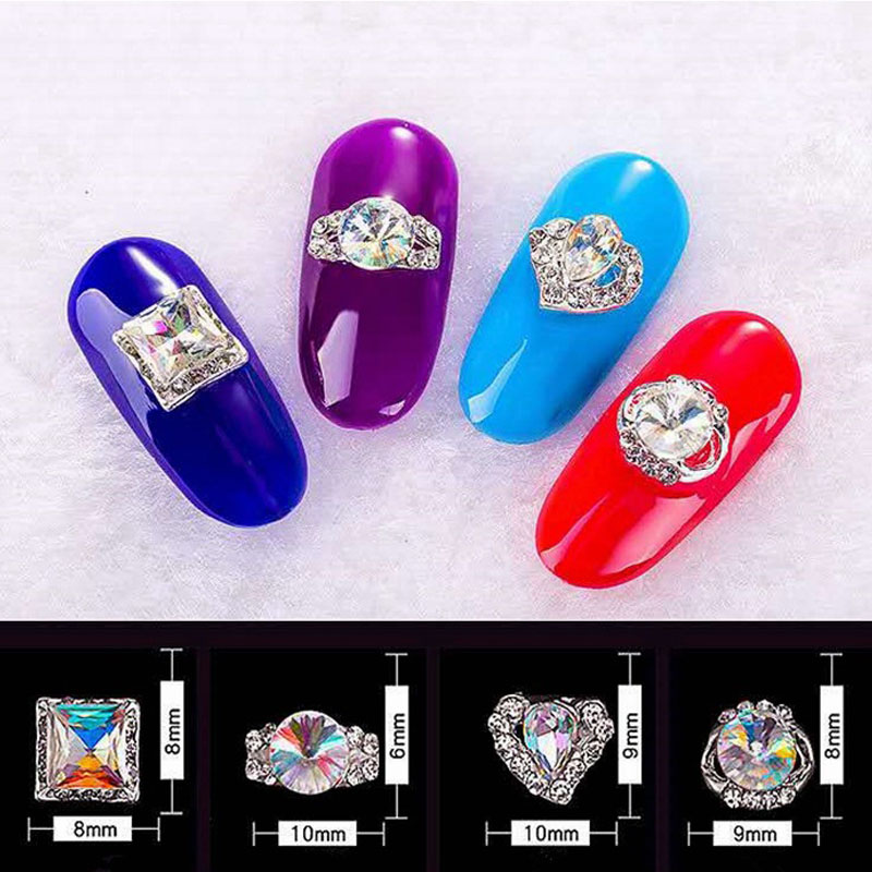 10pcs 3D Crystal AB Color Rhin - Craft And Art Difference avaliação e preço