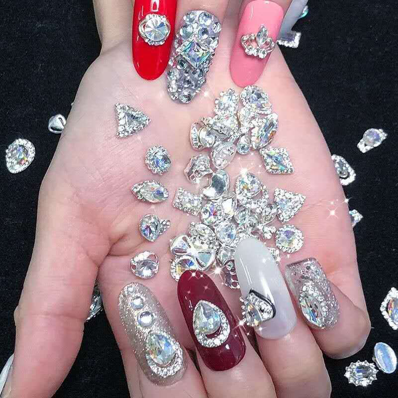 10pcs 3D Crystal AB Color Rhin - Craft And Art Difference avaliação e preço
