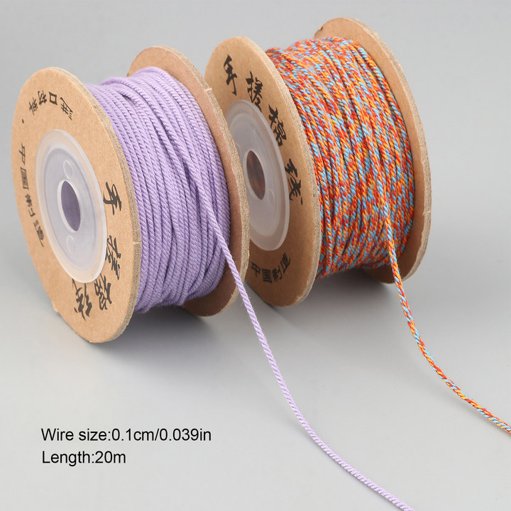 20M 1mm Premium Cotton Macrame - Macrame Cord Cotton avaliação e preço