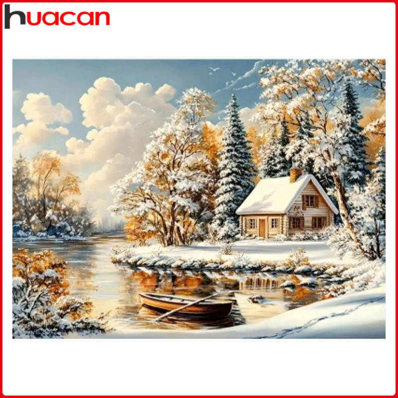 Huacan Winter Landscape Diamon - Art Craft Winter avaliação e preço