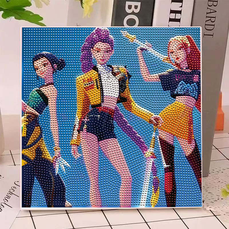 Anime Gilrs Lumi Mila Zoi K-po - Art Craft Activity avaliação e preço