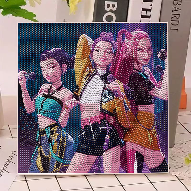 Anime Gilrs Lumi Mila Zoi K-po - Art Craft Activity avaliação e preço