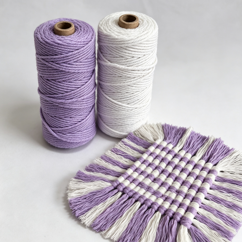 3mm 100m Colorful Cotton Macra - Macrame Cord Cotton avaliação e preço