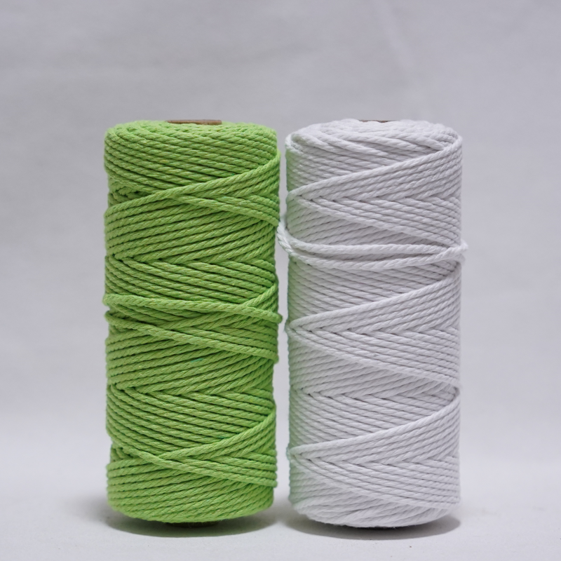 3mm 100m Colorful Cotton Macra - Macrame Cord Cotton avaliação e preço