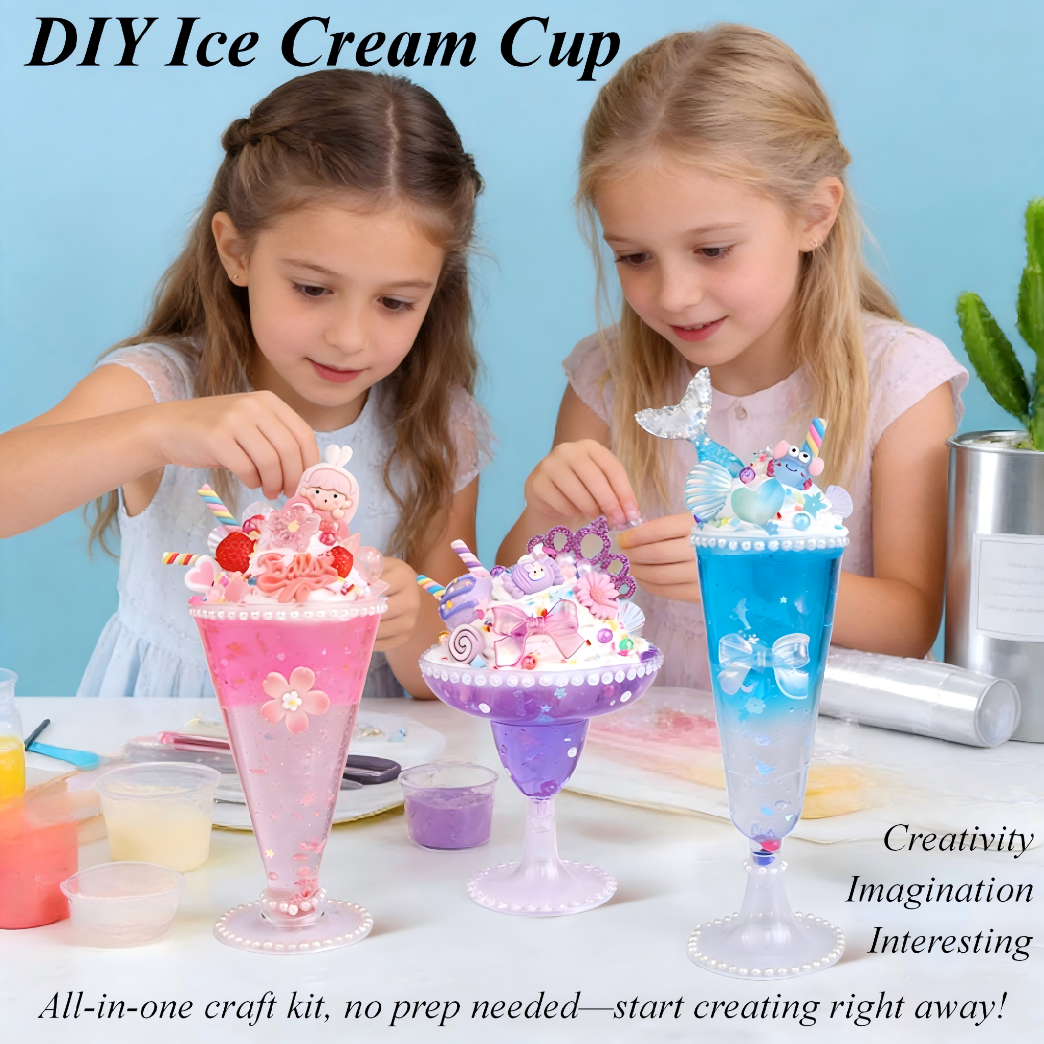 DIY Cream Glue Ice Cream Cup K - Art Craft Ice Cream avaliação e preço