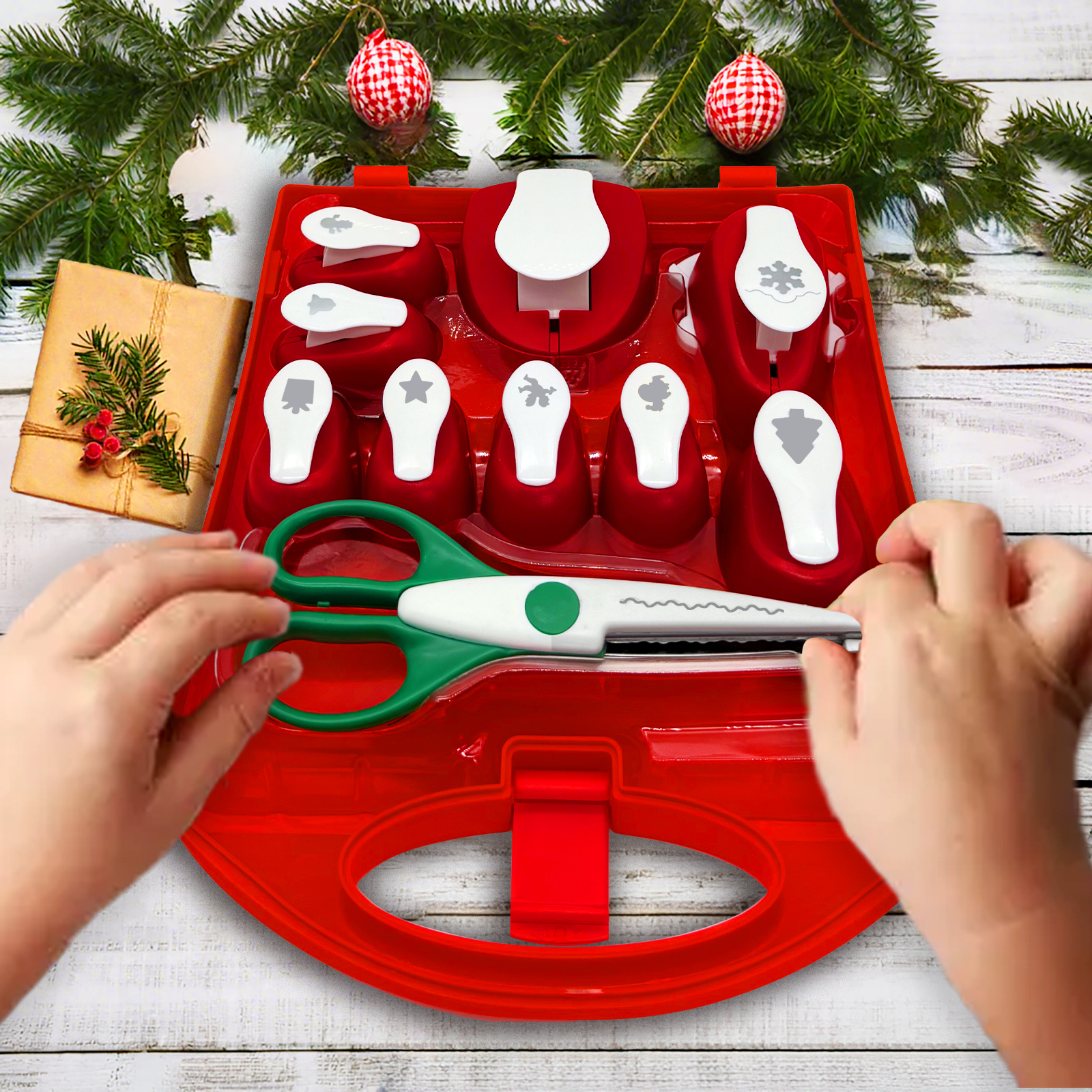 Deluxe Christmas Pattern Punch - Craft And Art Difference avaliação e preço