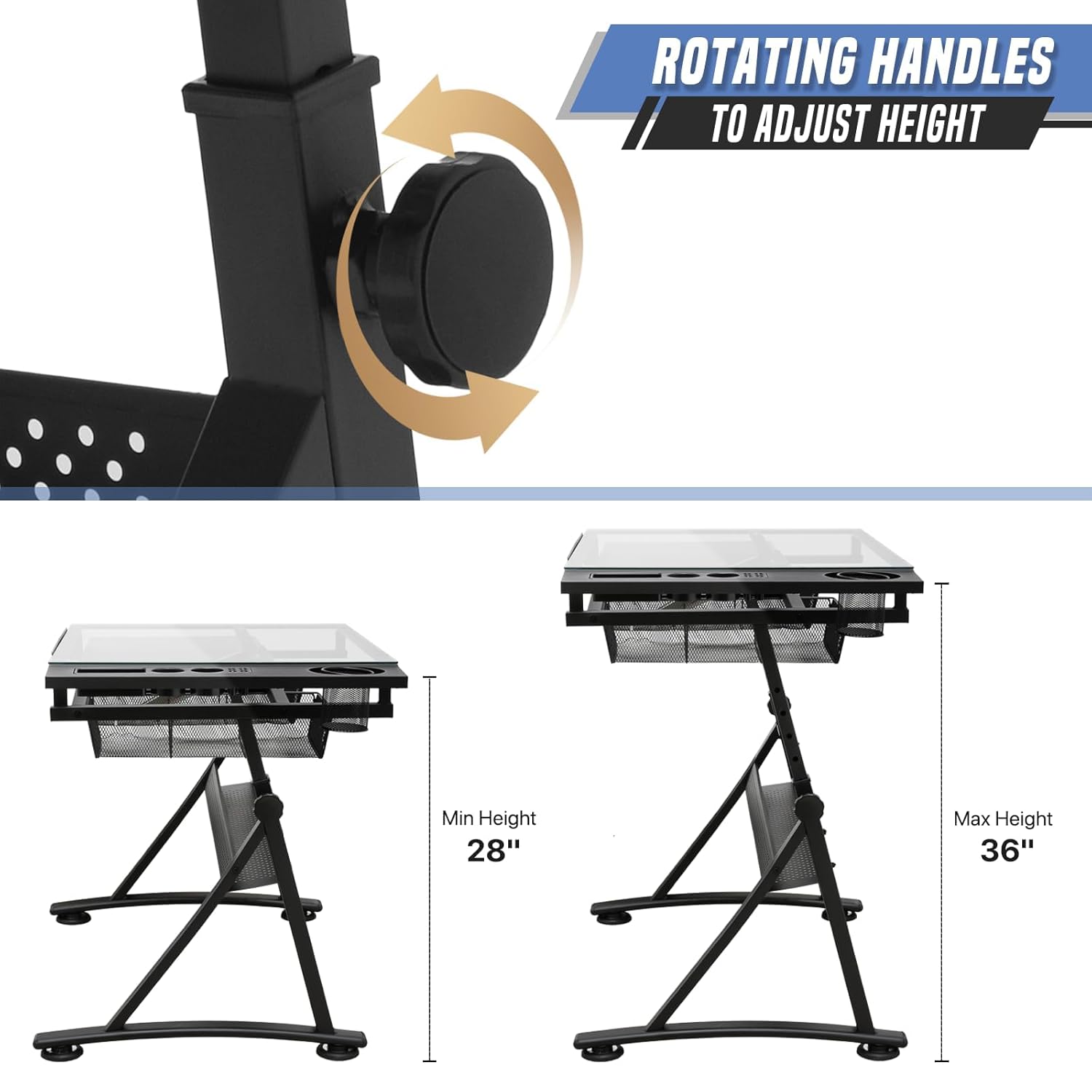 Drafting Table with Height Adj - Art & Craft Paper Ideas For Kids avaliação e preço