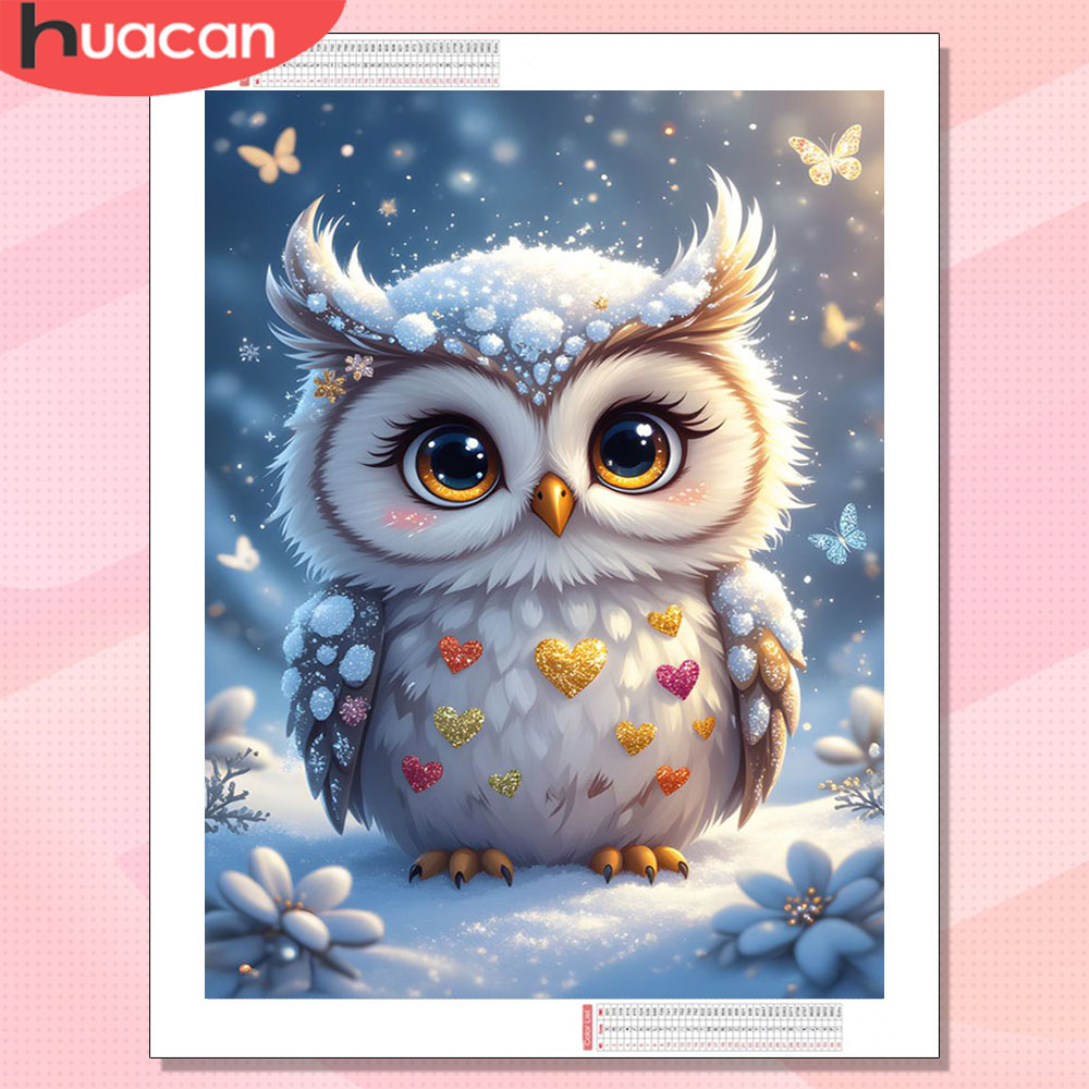 HUACAN Diamond Art Paintings O - Art Craft Winter avaliação e preço