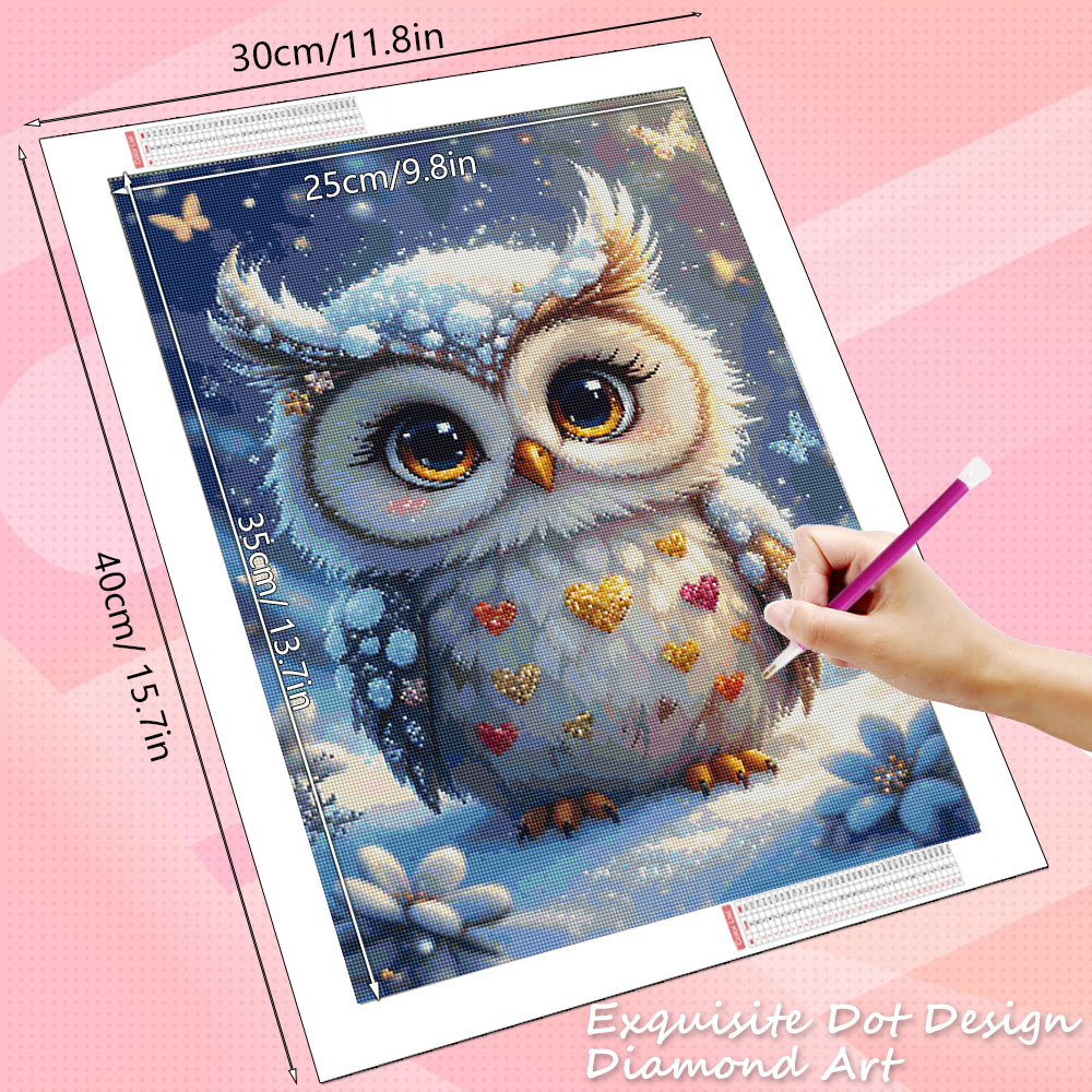 HUACAN Diamond Art Paintings O - Art Craft Winter avaliação e preço