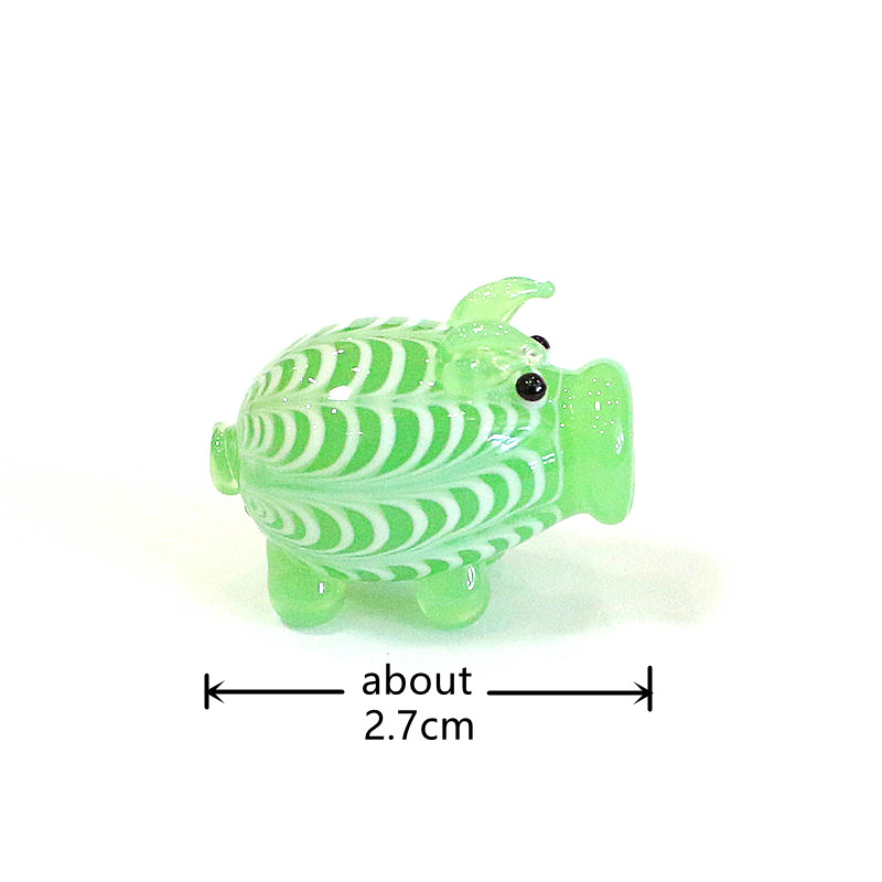 Murano Glass Pig Mini Figurine - Craft And Art Difference avaliação e preço