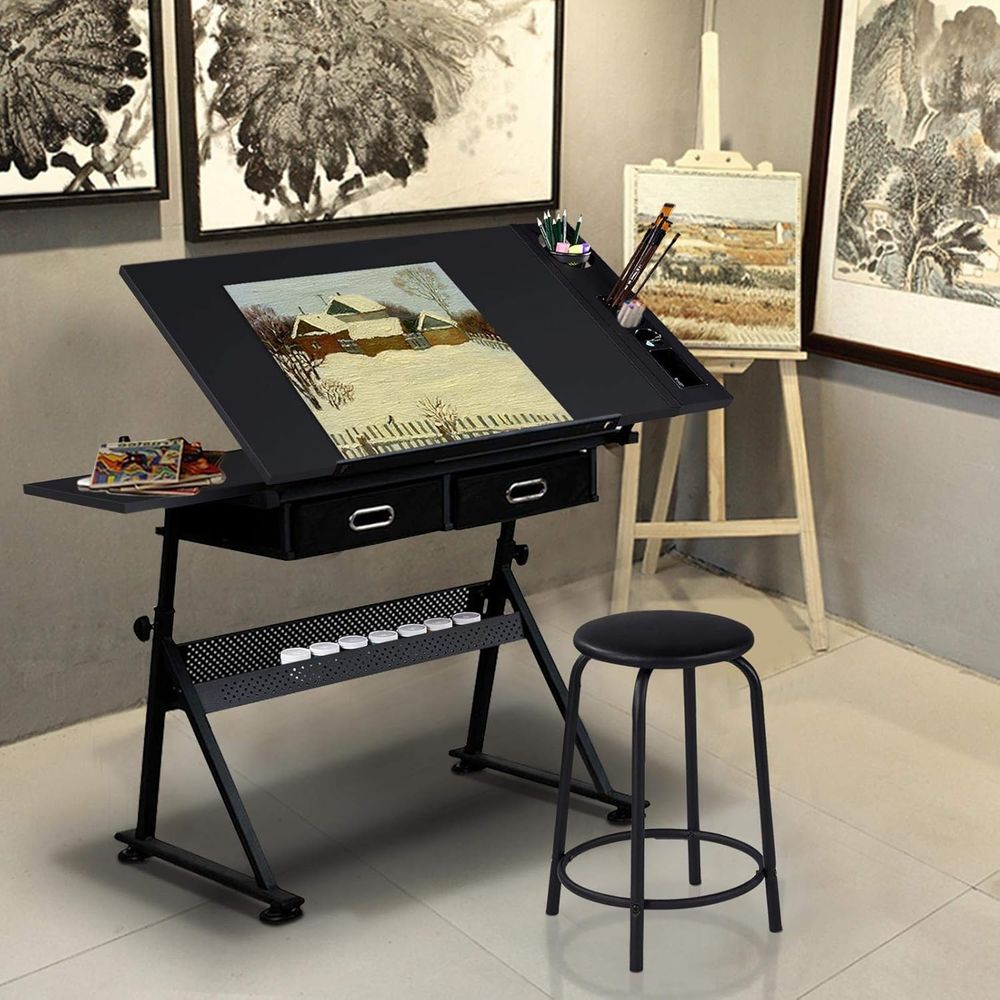 Drafting Table for Artists, He - Art & Craft Paper Ideas For Kids avaliação e preço