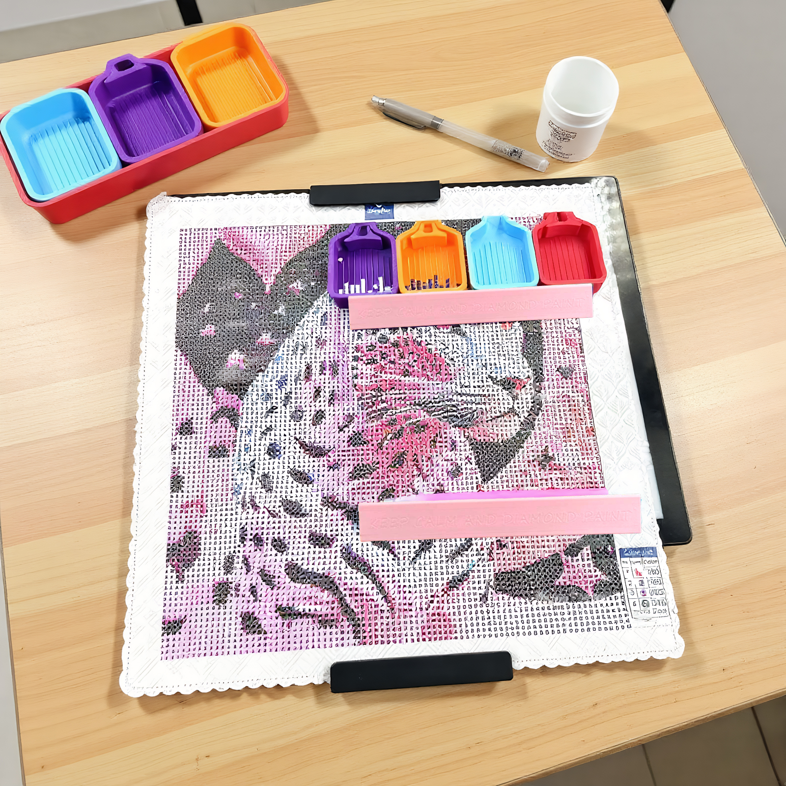 NEW Diamond Art Tray Holder Ma - Art Craft Painting avaliação e preço