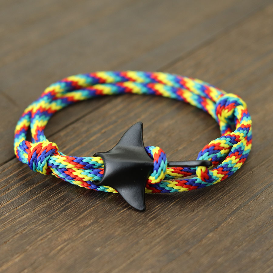 Stylish Manta Bracelet Men Wom - Macrame Cord Cotton avaliação e preço