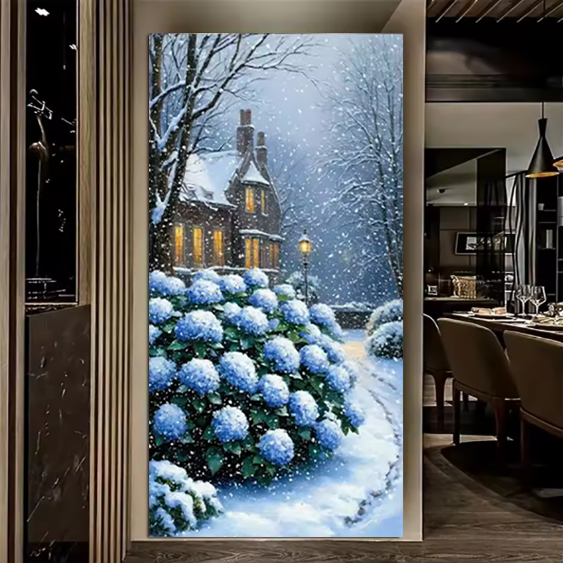 Winter Scenery Diamond Art Kit - Art Craft Winter avaliação e preço