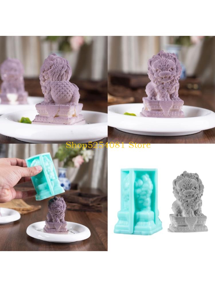 AXYC Safe Chinese Lions Silico - Art Craft Ice Cream avaliação e preço