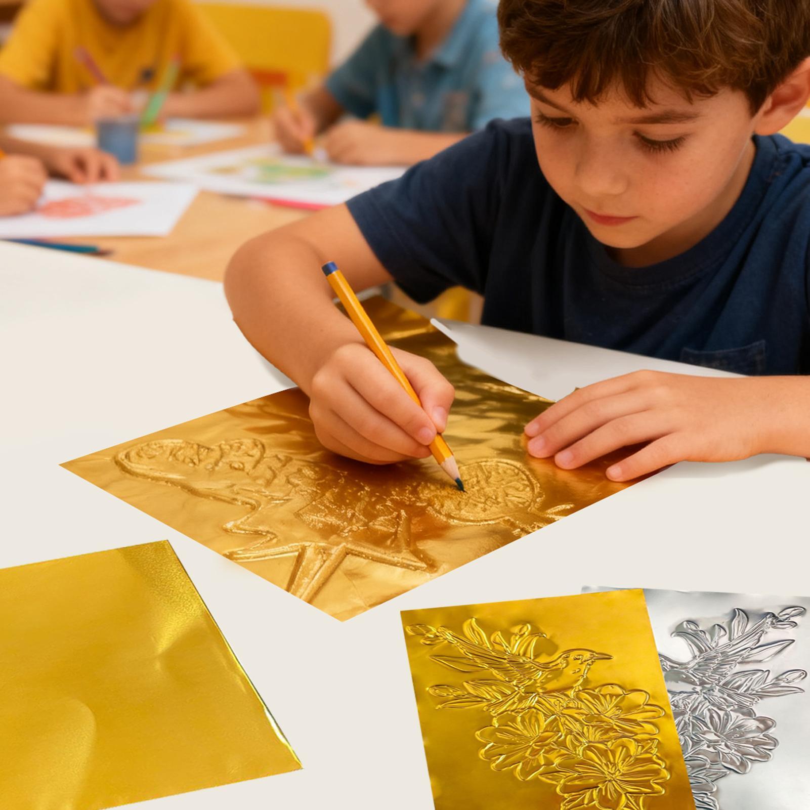 Foil Paper For Crafts 100 Piec - Art Craft Painting avaliação e preço